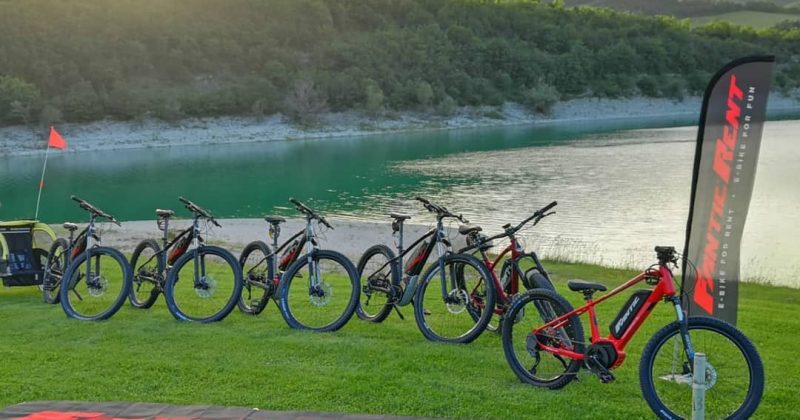 Noleggio e-bike e mountain bike al Lago di Fiastra